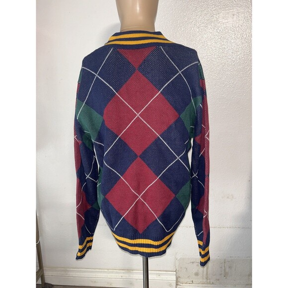 New Levis Stay Loose V-NECK SWEATER Mens Oversized Fit Multi Color Sz XS - Picture 3 of 5